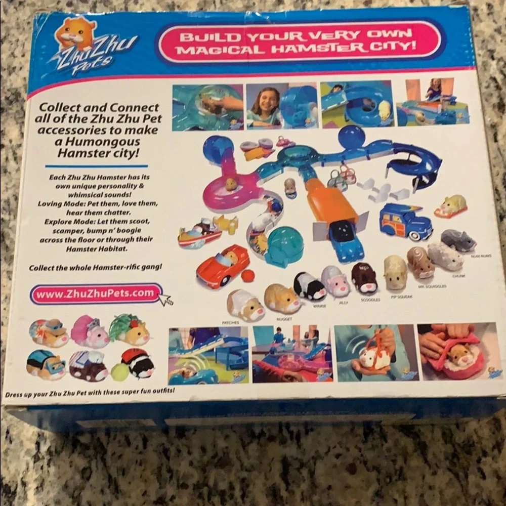 2010 Zhu Zhu Pets Speed Boat & Dock Accessory Ages 4+ NIB